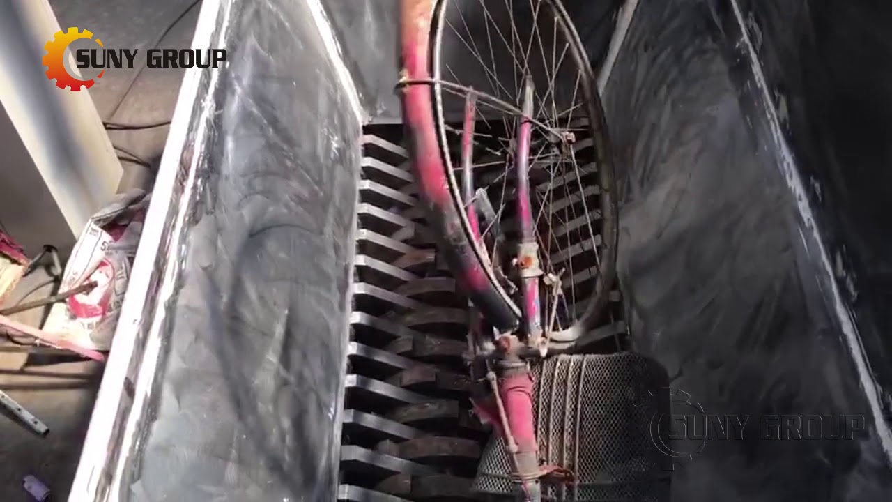 Bicycle VS Shredder Machine: Will the bike be torn up?