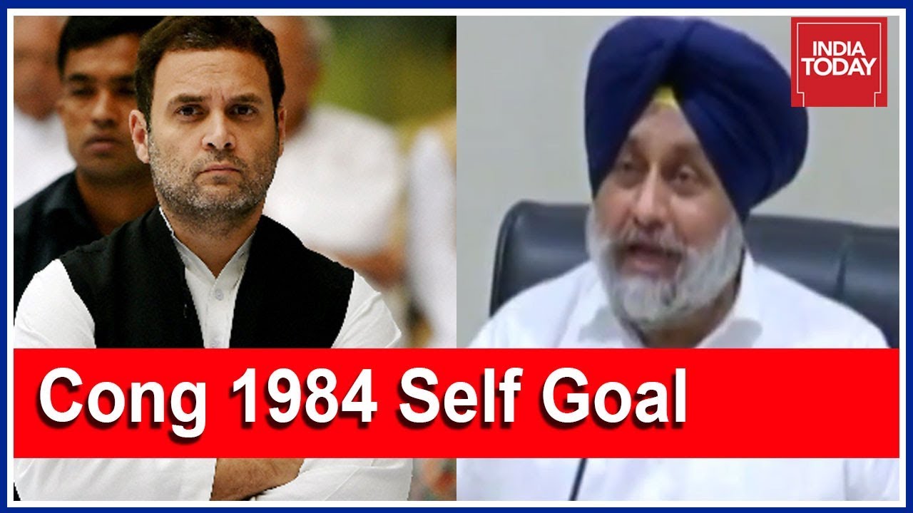 Rahul Claims Congress Not Involved In 1984 Riots; Akali Dal Hits Out At Congress Chief