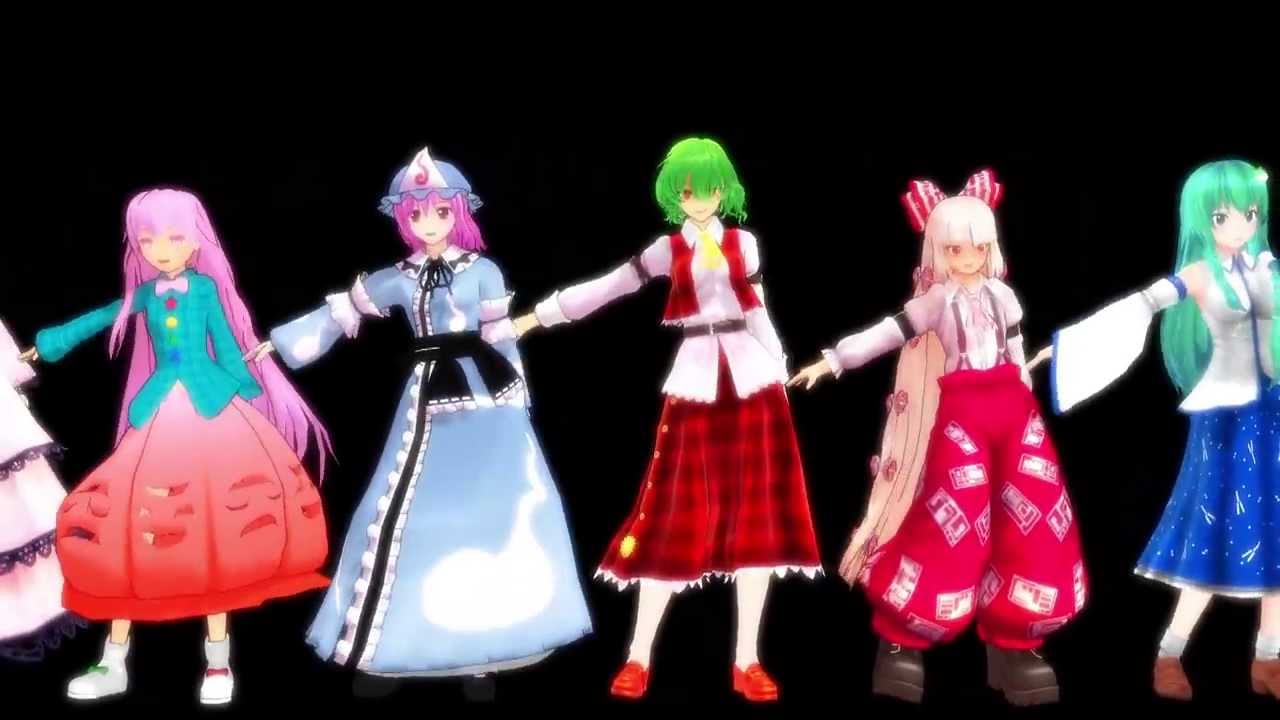 【東方MMD】2014版 東方キャラ78人を人気順に並べてみた(第10回人気投票結果