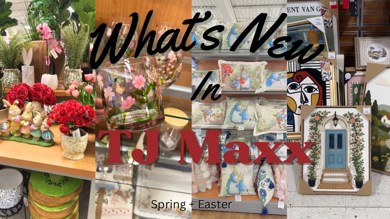 What’s New In Store | TJ Maxx | Store closing + Spring Finds + Easter + Home Decor & more!