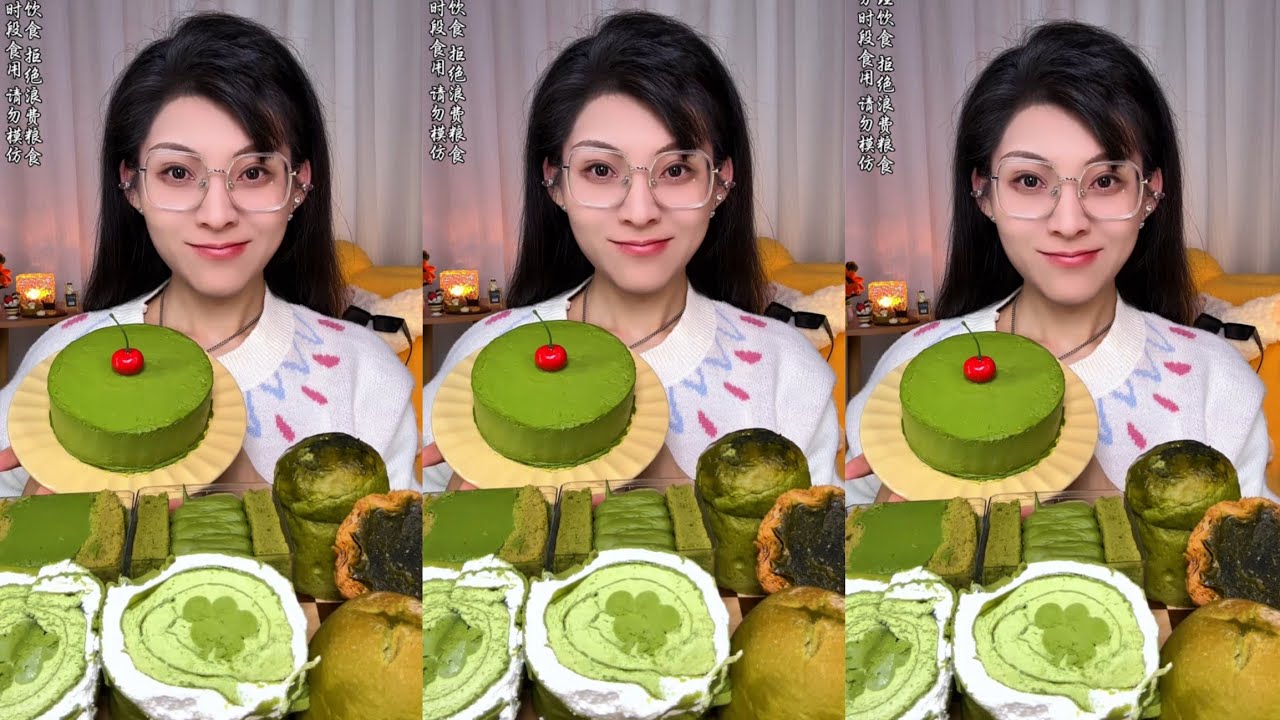 ASMR] Dessert Mukbang🎂🍰🍫🧀🍪🍩(Creamy Crepe Cakes) 디저트 먹방 #chocolate #cakes #creamycake