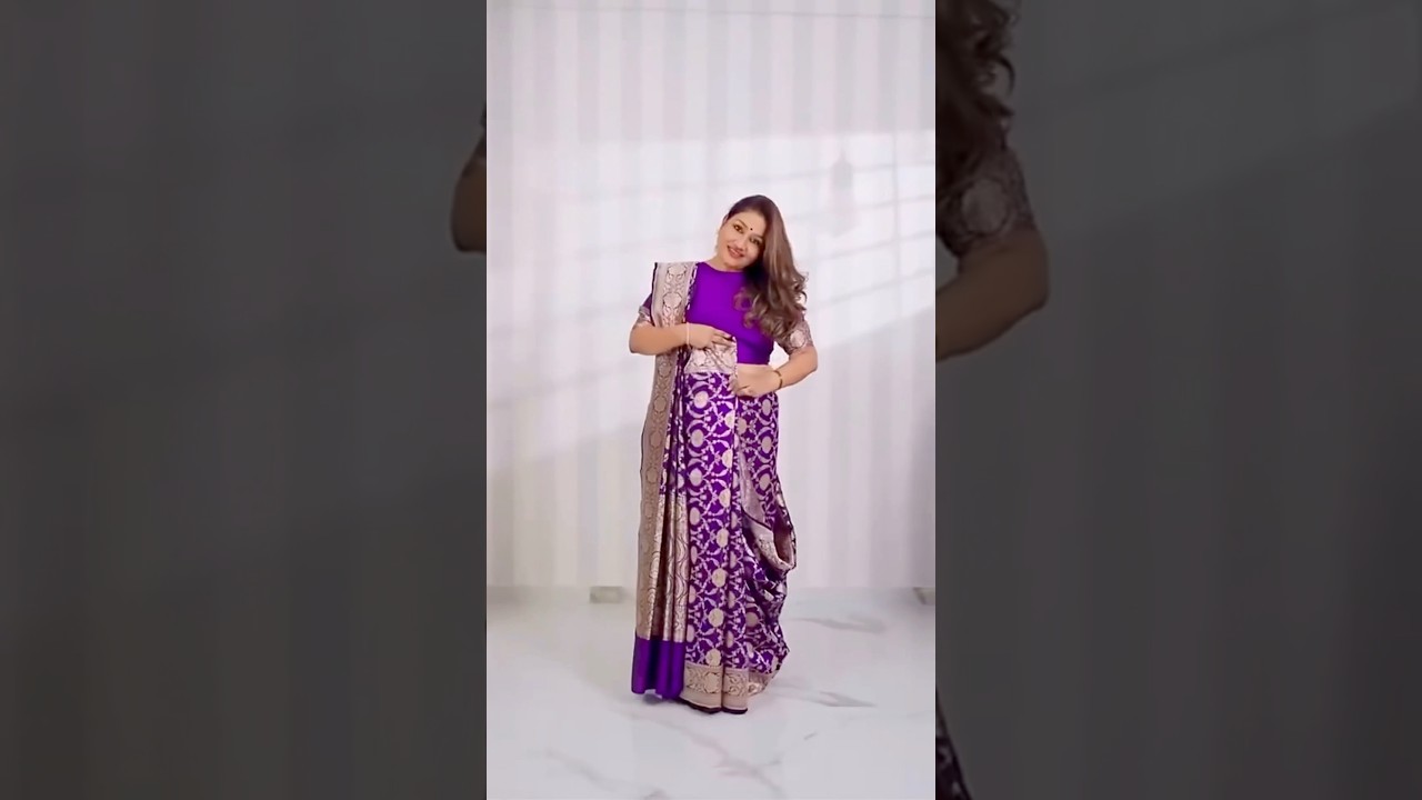 Banarasi saree draping | Dolly Jain saree draping styles #shorts #banarasi