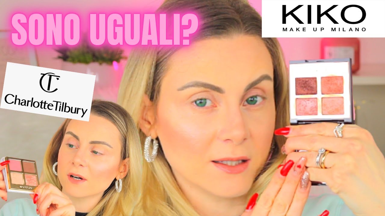 SONO UGUALI? PALETTE A CONFRONTO - KIKO DOLCE DIVA VS #CHARLOTTETILBURY