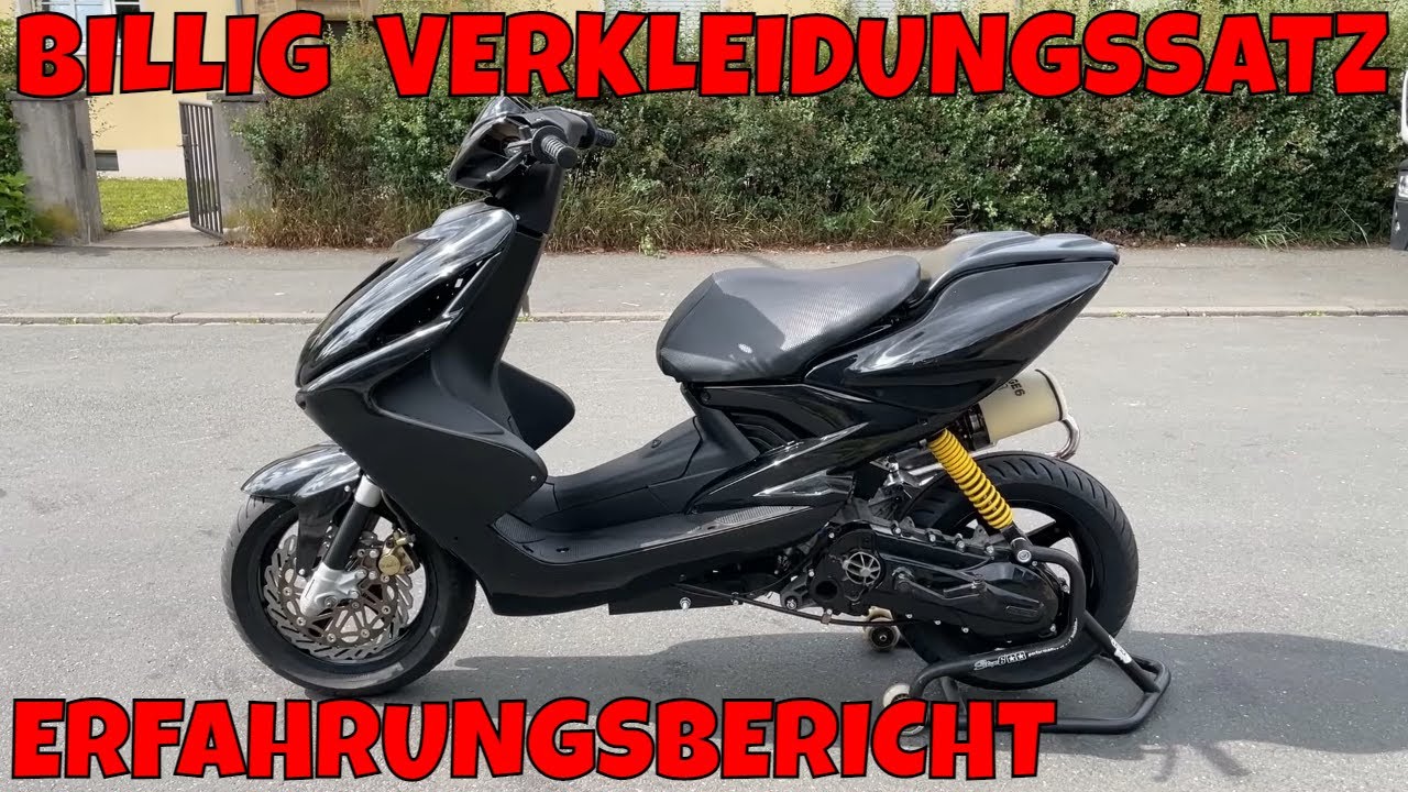 Erfahrungsbericht zu billig Nachbau Verkleidung komplett + Innenraum Teile Aerox / taugt das was ???