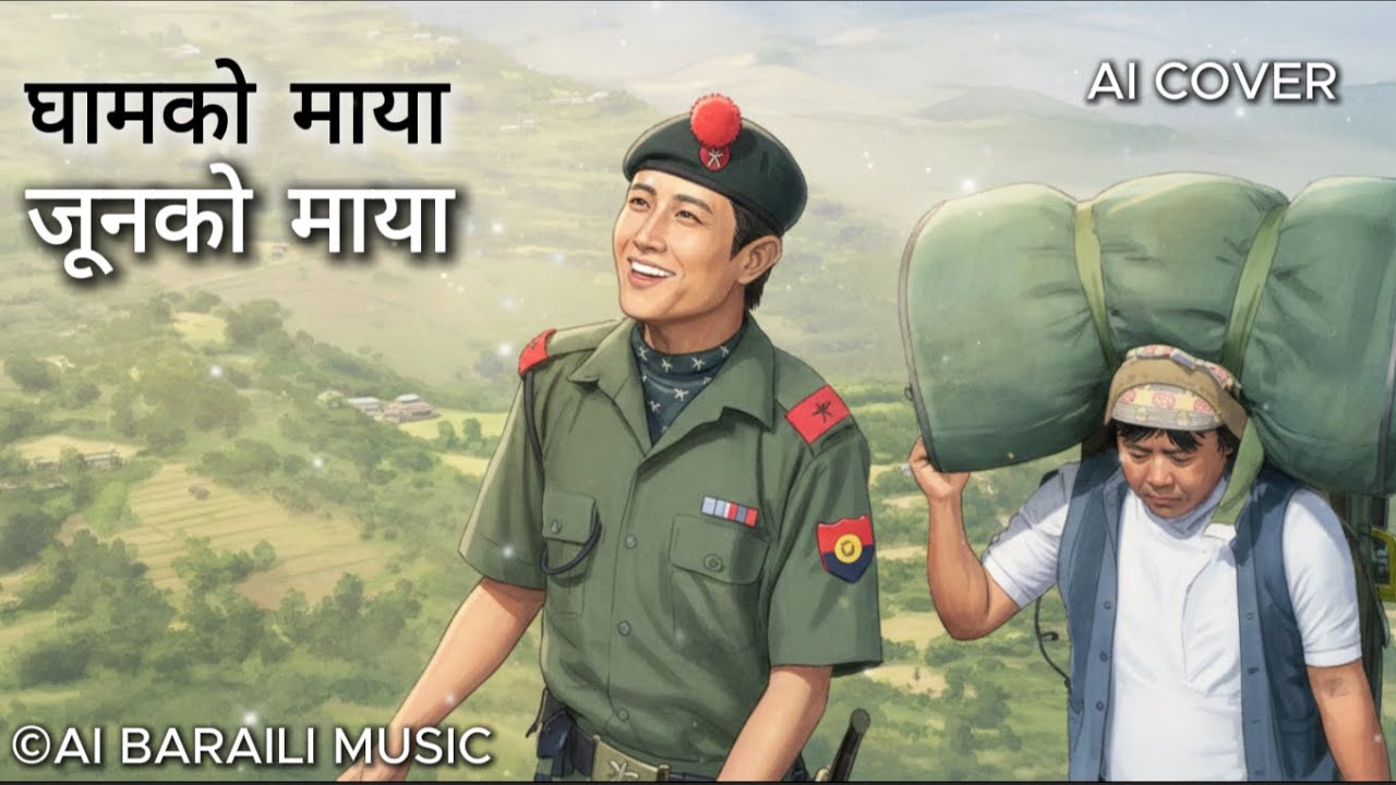 Ghamko Maya  | घामको माया | AI MUSIC | AI BARAILI MUSIC
