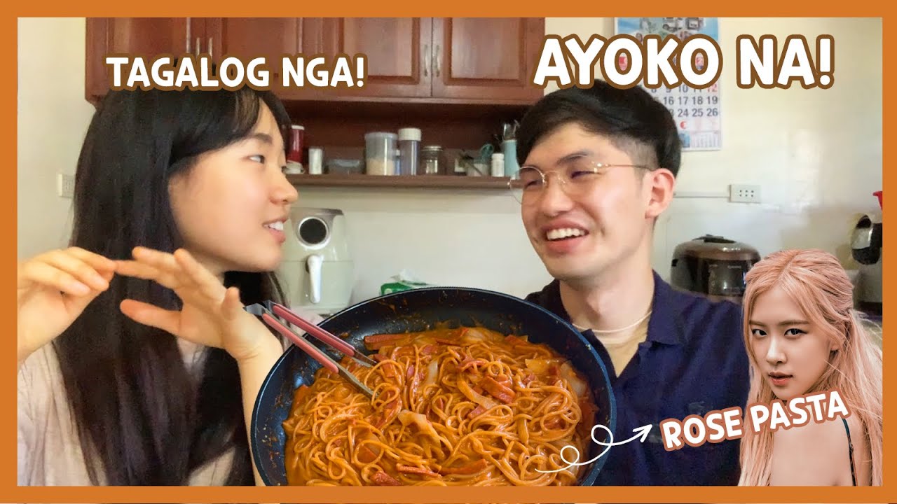 Speaking Only TAGALOG to Korean Oppa | Hana Cho