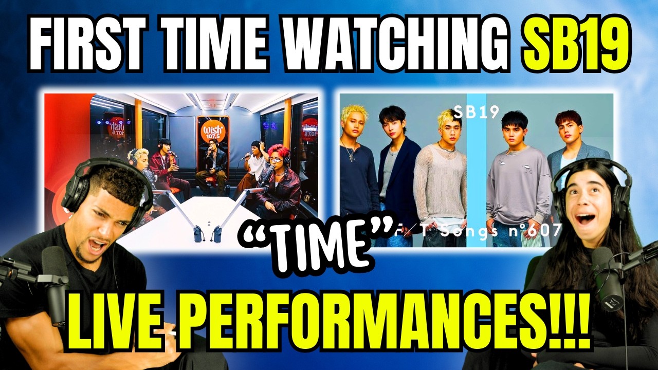 OUR FIRST TIME WATCHING SB19 Live Performances | “Time” Wish 107.5 Bus + The First Take REACTION!!