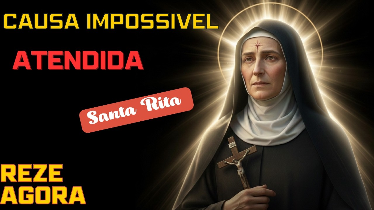 ORAÇÃO DE SANTA RITA PARA CAUSAS IMPOSSÍVEIS: Reze e Veja a Porta se Abrir! 🙏✨