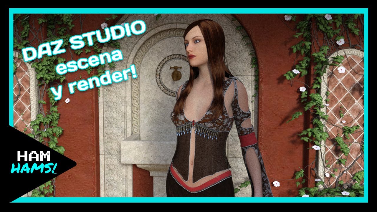 💯😎 DAZ Studio en español Crea una escena y renderiza de forma fácil ✍💯