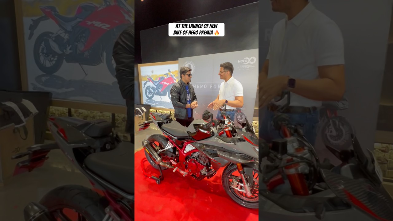 New bike launch at Hero Premia 🎥✨