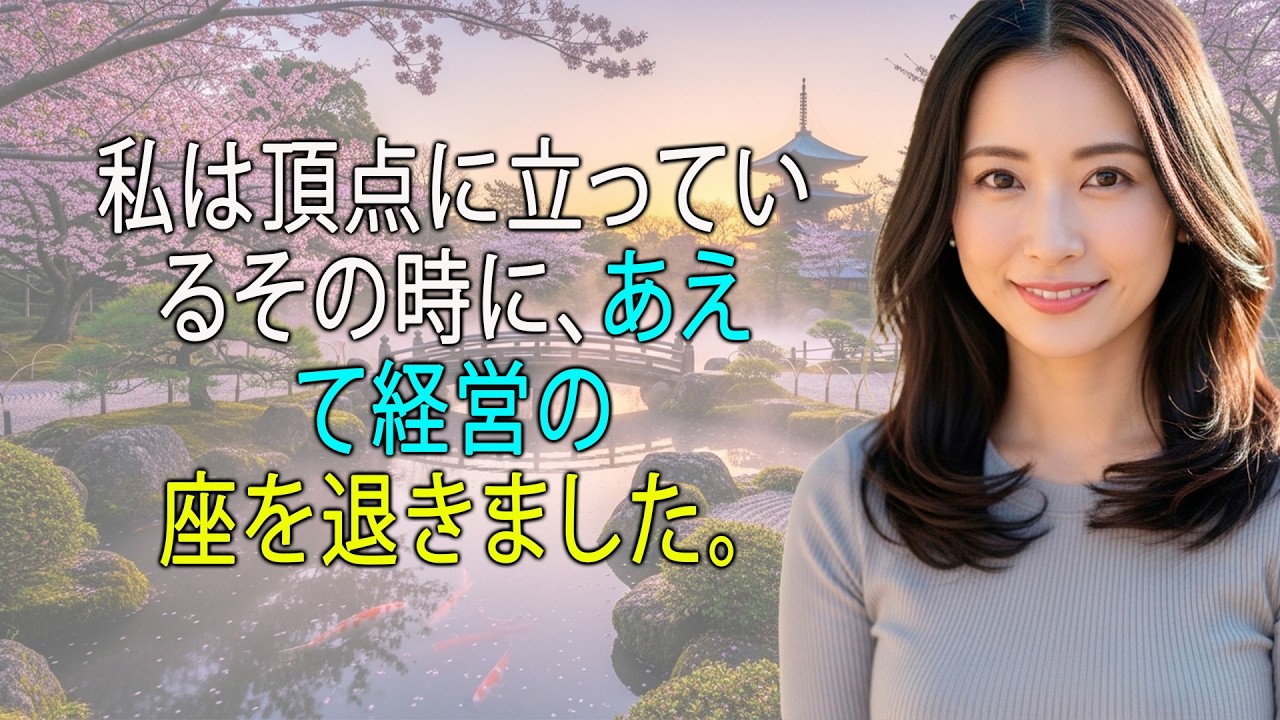 受賞スピーチを終えた直後、会場中がまだ総立ちで拍手している中、私はその権力の椅子を返した。