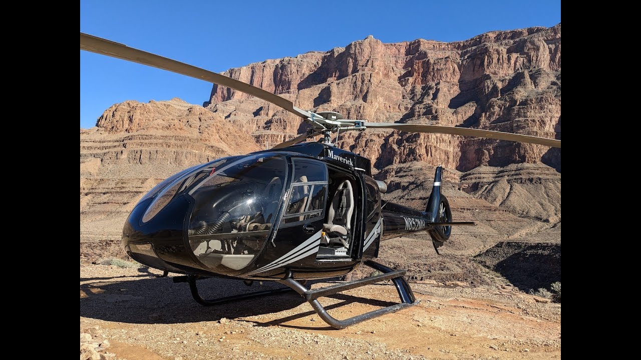 Helicopter tour of Las Vegas, Hoover Dam, and the Grand Canyon with Maverick Helicopters 2023.