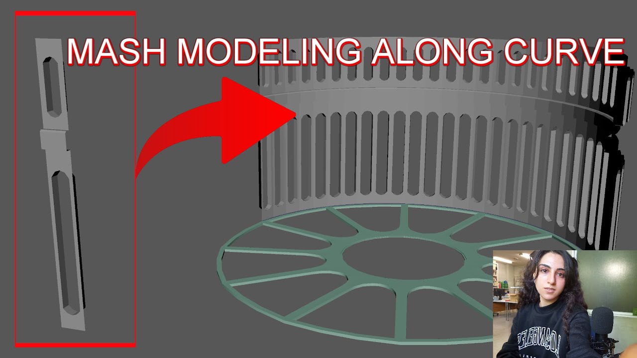 Modeling MAYA structures 2: MASH curve