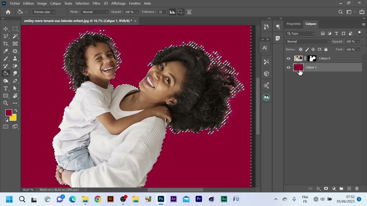 Comment détourer les cheveux sur Photoshop