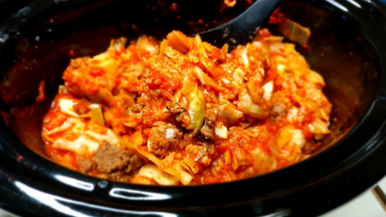 Unstuffed Cabbage Rolls Crockpot Recipe