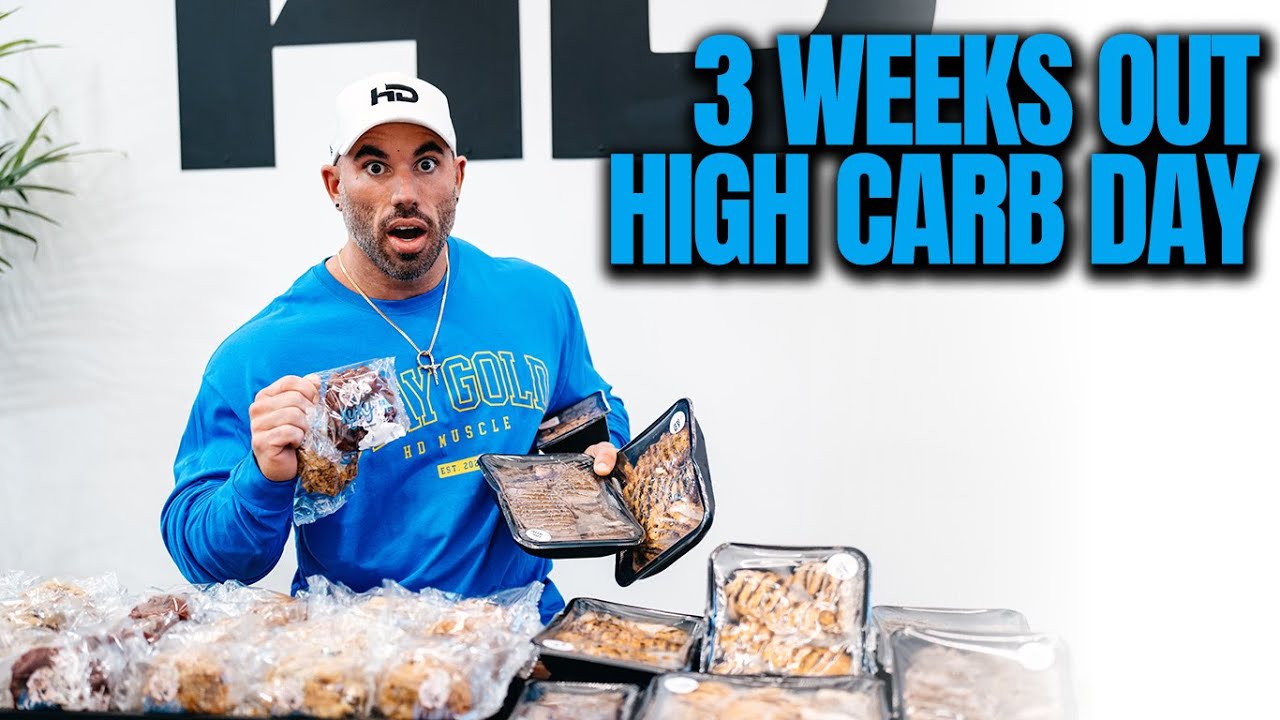 CONTEST PREP EP.4 | FULL DAY EATING (HIGH CARB)