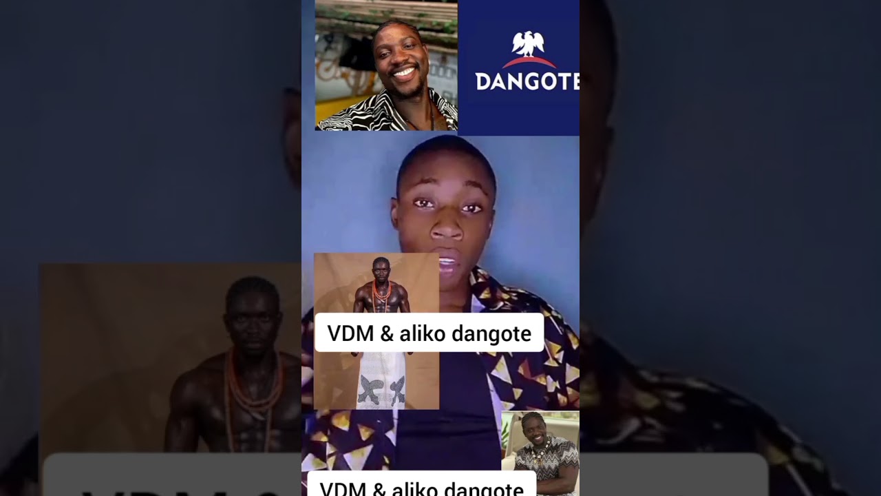 Verydarkman and dangote #verydarkmannigerianfamous #dangote