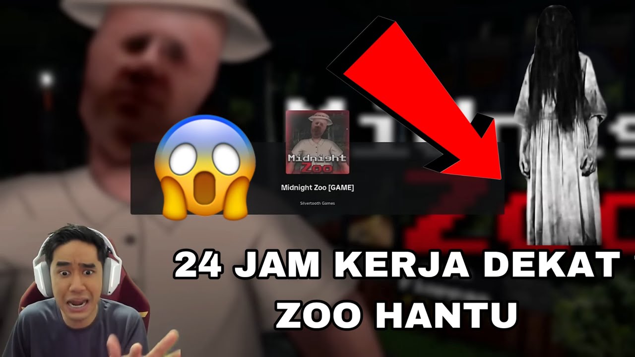 24 JAM KERJA DEKAT ZOO HANTU 😂😈