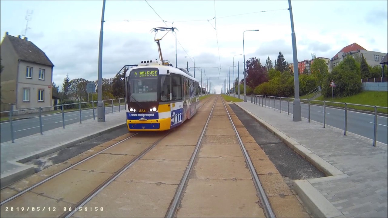 Plzeň TRAM - (Bolevec - přes "Světovar" - Slovany) vůz 368 Vario LF plus