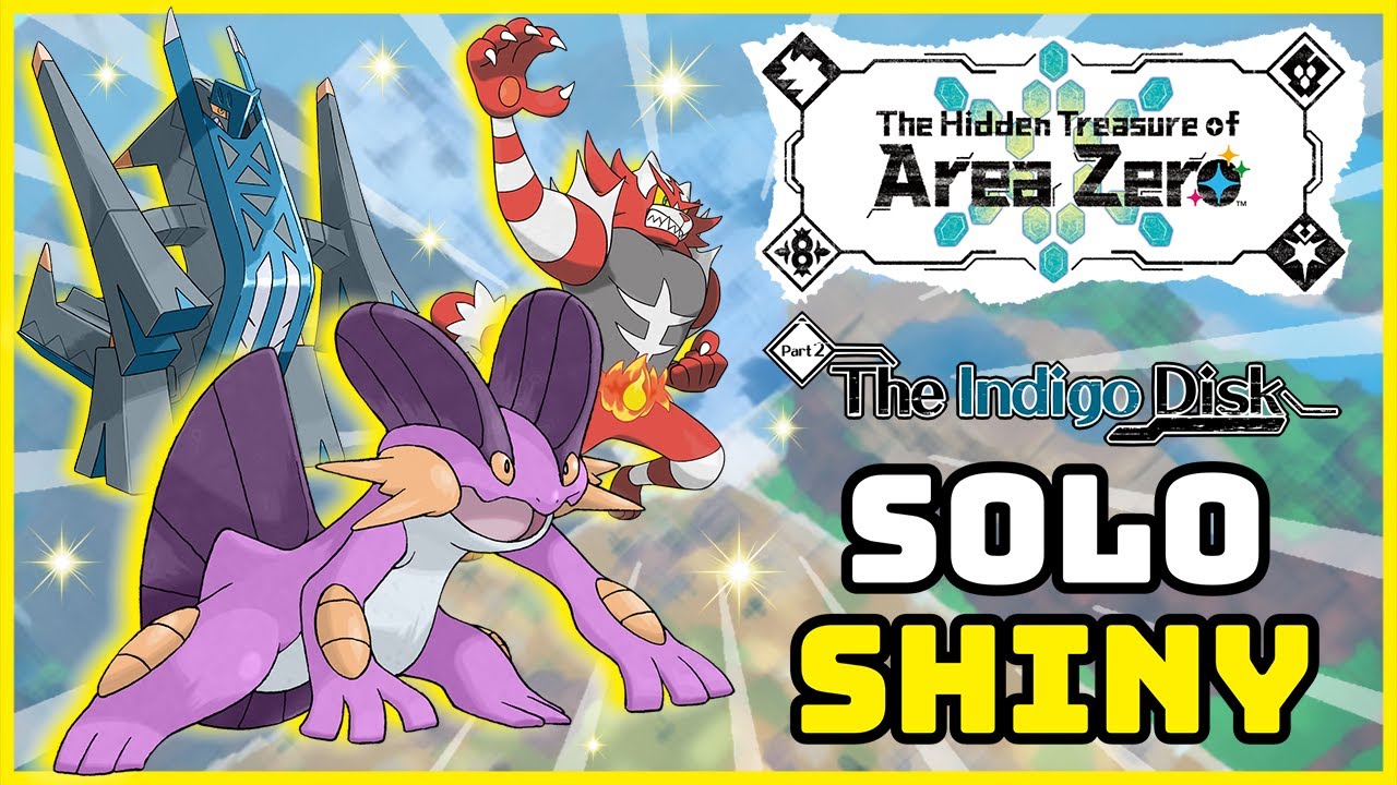 ✨[RETO HARDCORE] POKÉMON ESCARLATA EL DISCO ÍNDIGO USANDO SOLO POKÉMON SHINY!? | Gran Autor.