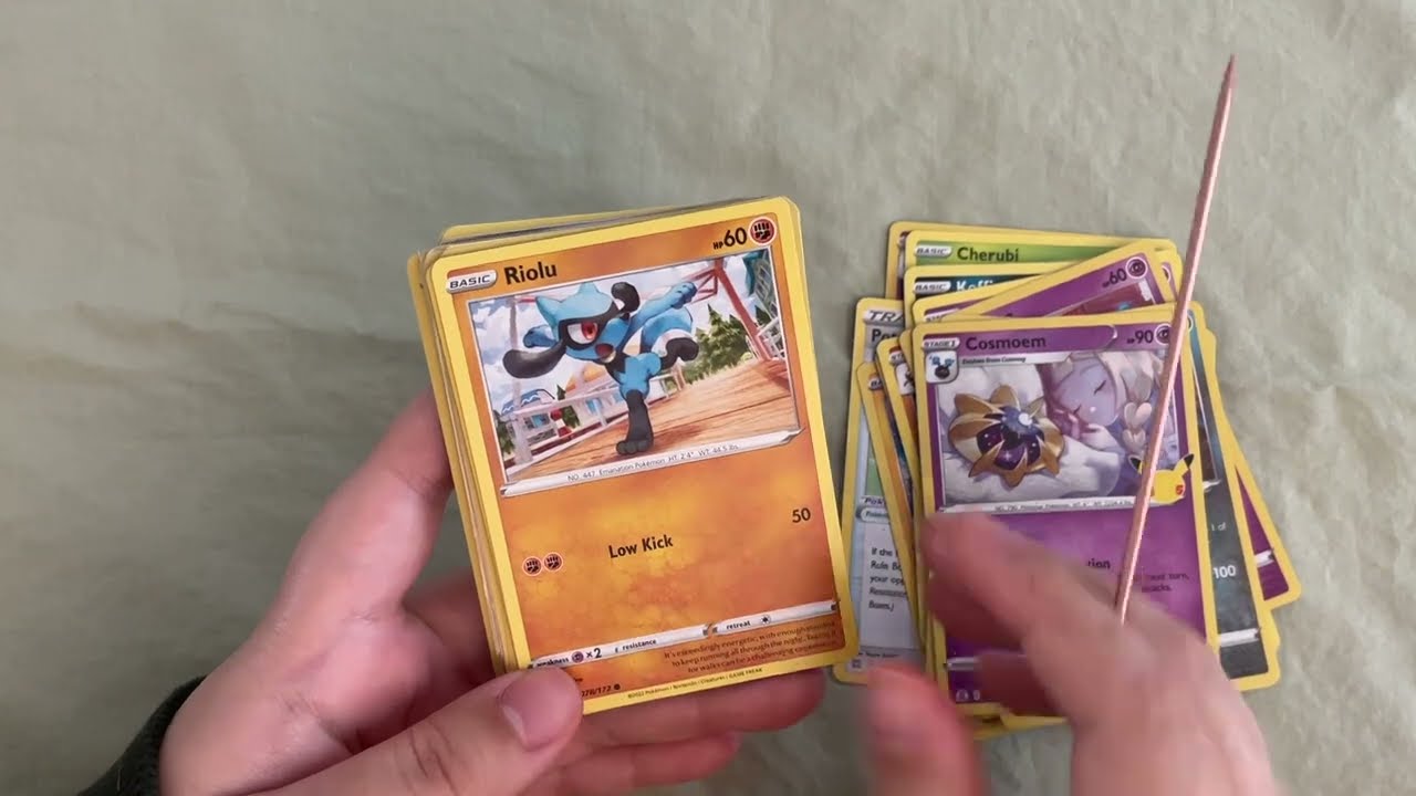 50 tingly Pokemon cards ✨ Whispered ASMR with tracing