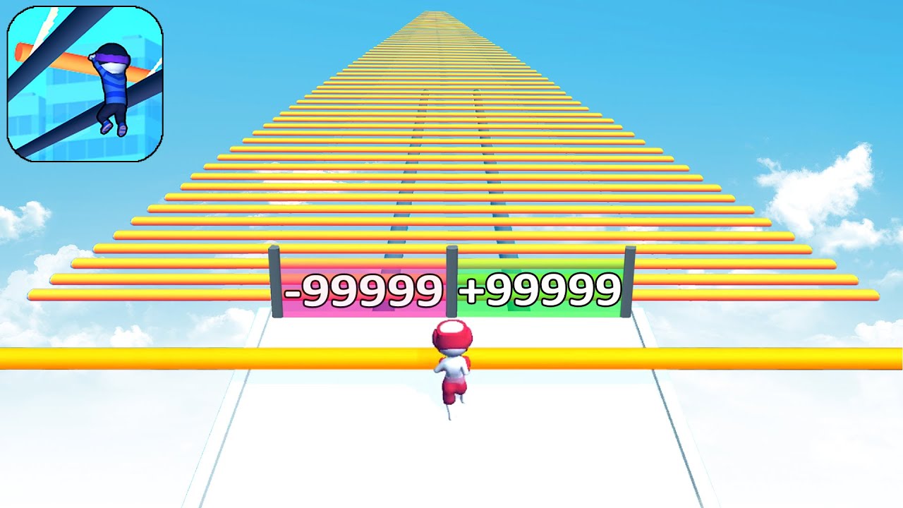 Satisfying Mobile Game Roof Rails Top Free Tiktok Gameplay (Android,iOS) Walkthrough All Levels