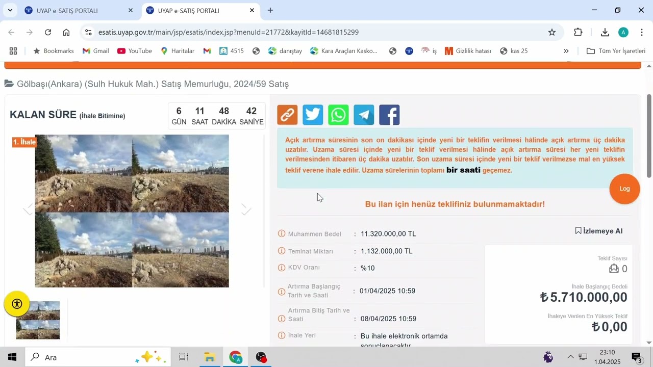 2025’te Uyap E Satış Portalında Gayrimenkul İhalesine Nasıl Girilir