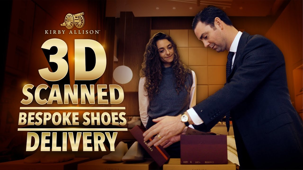 Carmina Shoemaker's 3D Bespoke Revolution | My 3D Scanned Bespoke Shoes Delivered! | Kirby Allison