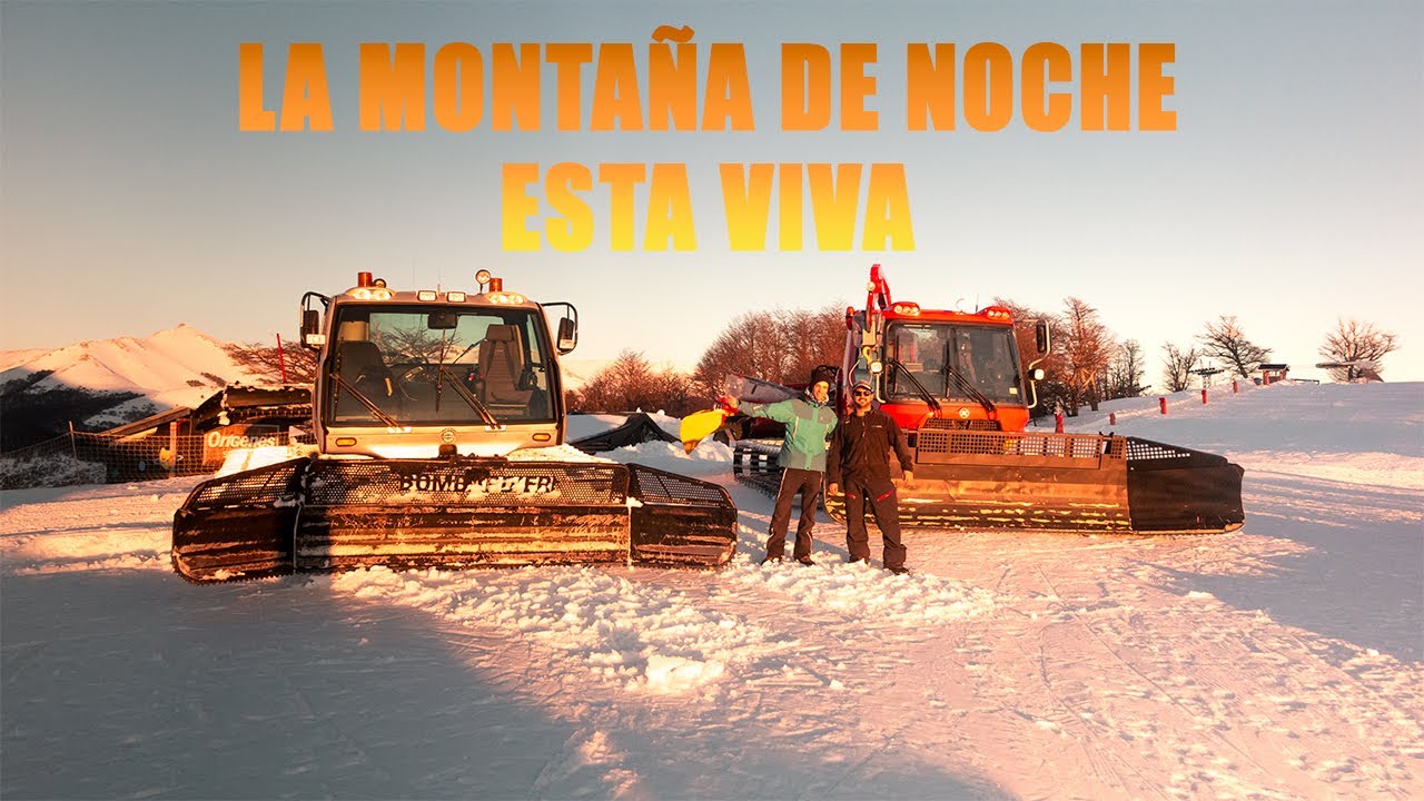 CÓMO ES TRABAJAR DE NOCHE EN UN CENTRO DE SKI - CERRO BAYO VILLA LA ANGOSTURA