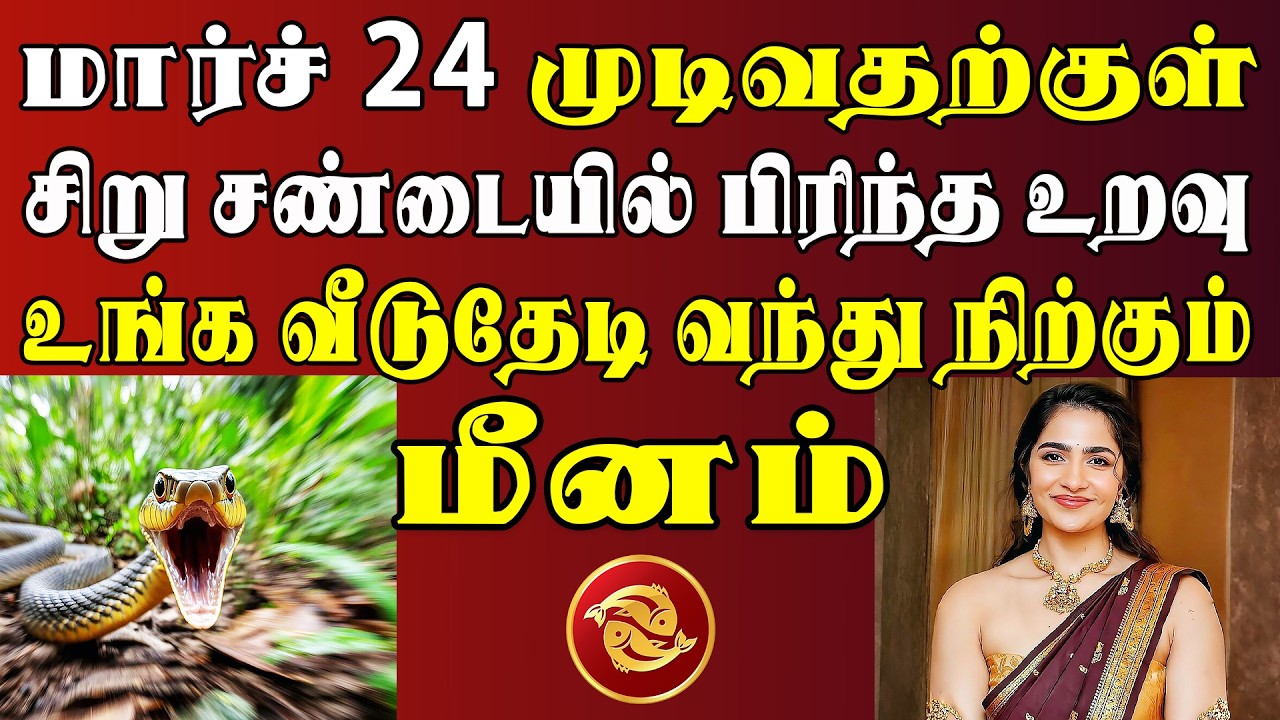 தலை கால் புரியாதவர்கள் தயவு செய்து வீடியோ பாருங்க புரியும் | Meenam Rasi | மீனம் ராசி