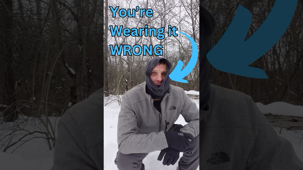 A BETTER Way to Wear a BUFF #neckgaiter #winter #wintervibes
