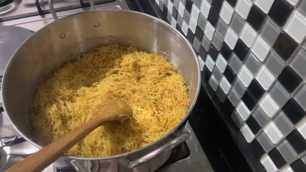 طريقة الشعيريه بالمكسرات للمناسبات