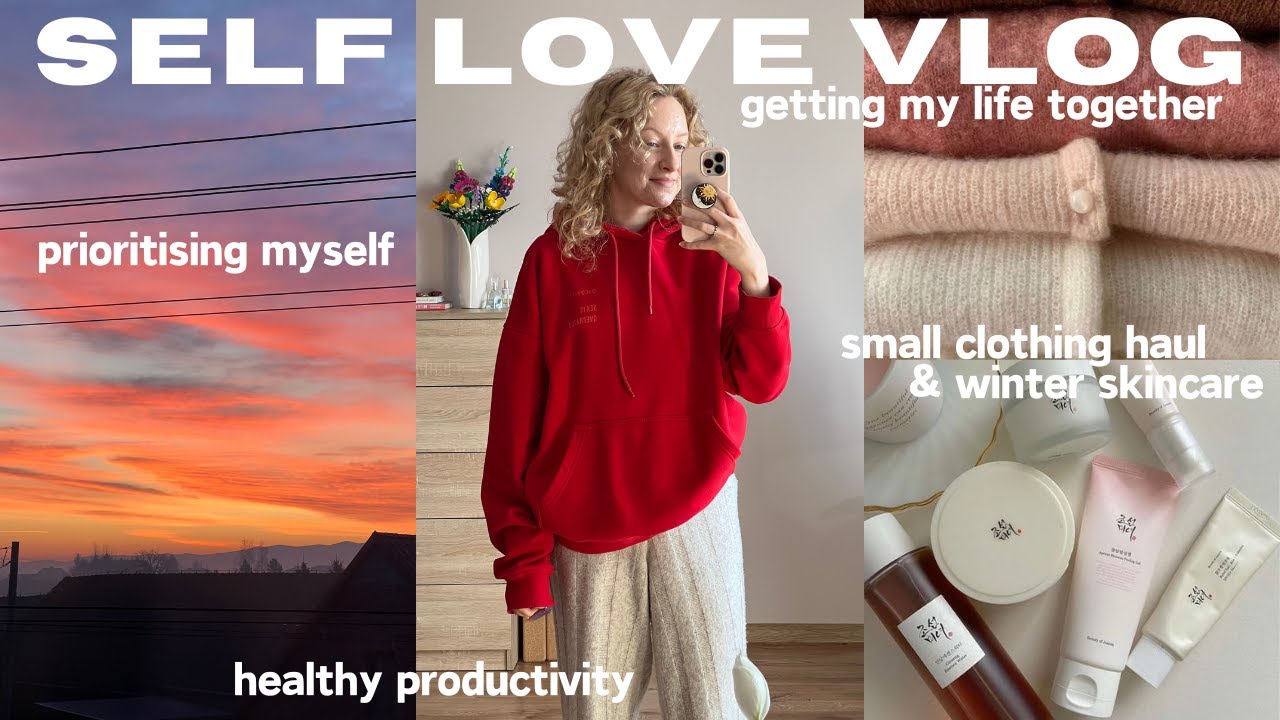 Getting my life back together 💞 prioritising myself, self-care, healthy productivity & wellness vlog