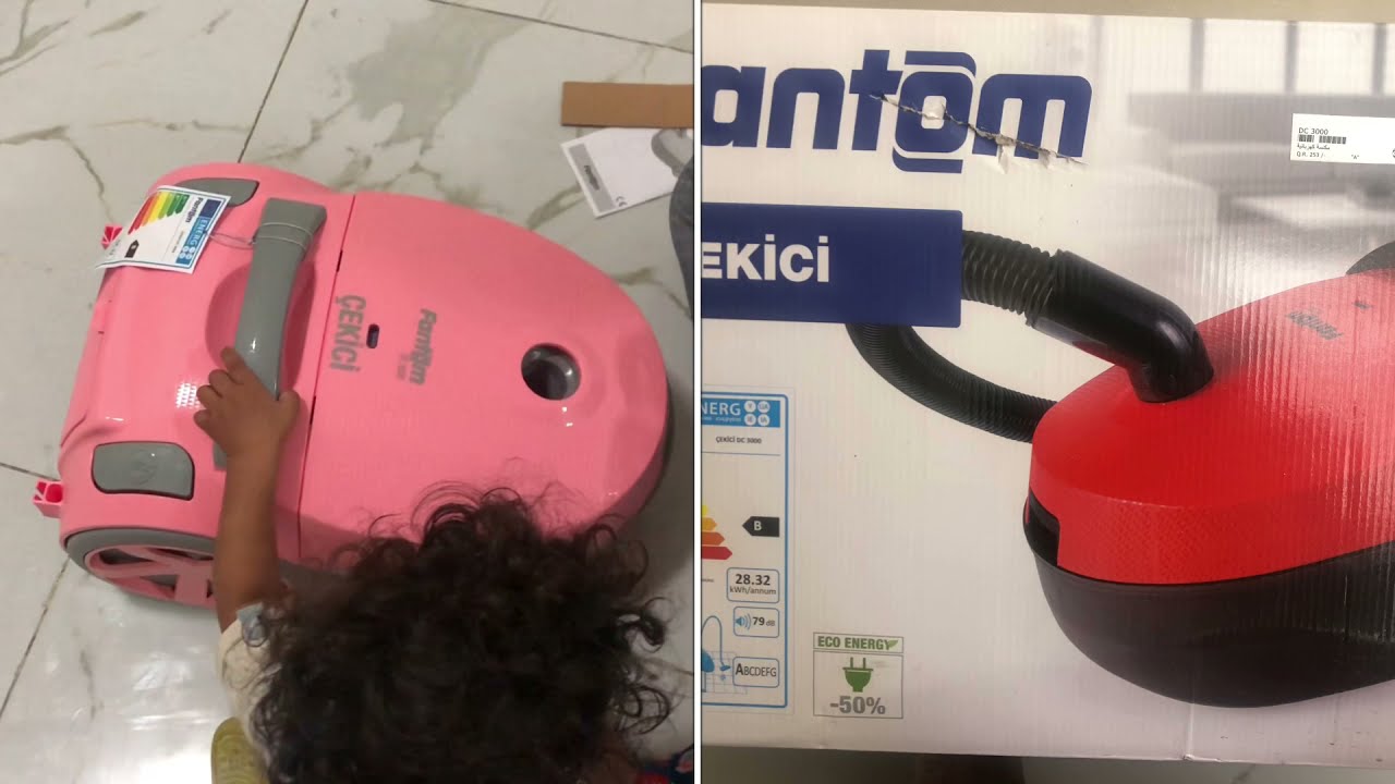 Vaccum Cleaner Unbox/Fantom Çekici DC3000 Elektrikli Süpürge