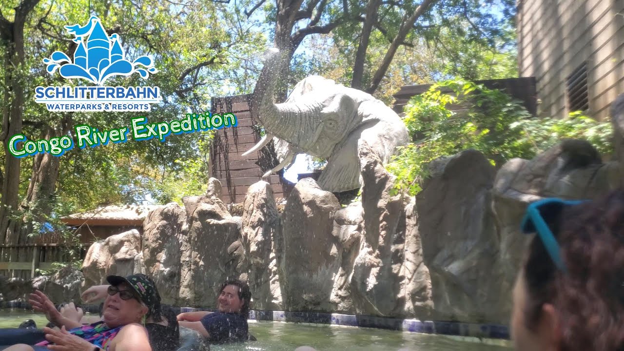 Schlitterbahn Congo River Expedition POV Water Ride / Water Park in New Braunfels Texas 4K Video