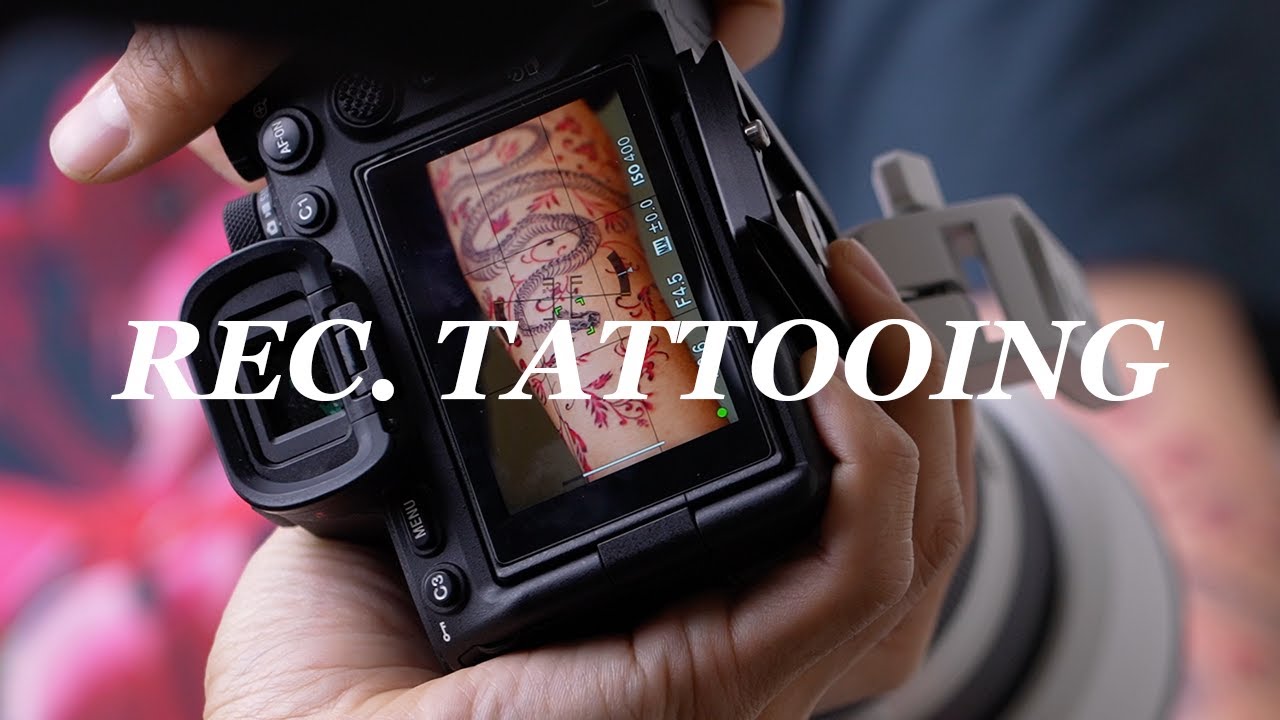 REC. TATTOOING Red pattern and snake skeleton [OOZYTATTOO]