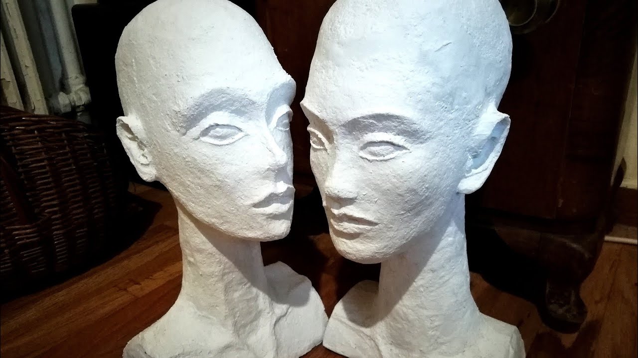 Mannequin Head DIY! Sculpting a Head with Paper Mache