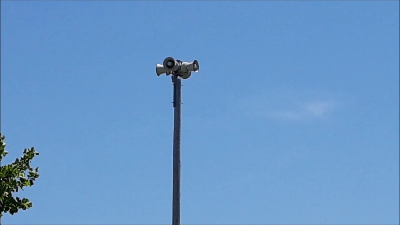 ASC E-Class EC4 Siren test (Pulse)  Vandalia, MO (Audrain County Warning Sirens) 6-2-20