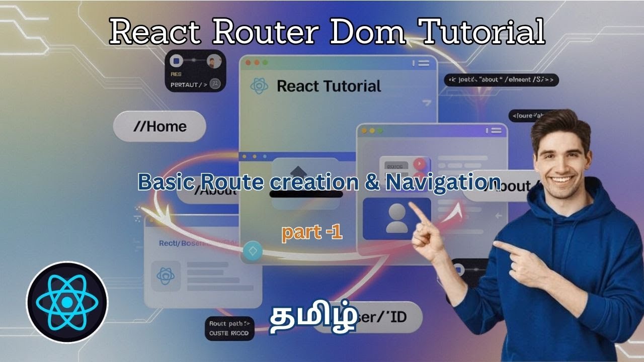 React Router Tutorial in Tamil part -1  | React Routing For Beginners in Tamil  | React Tamil