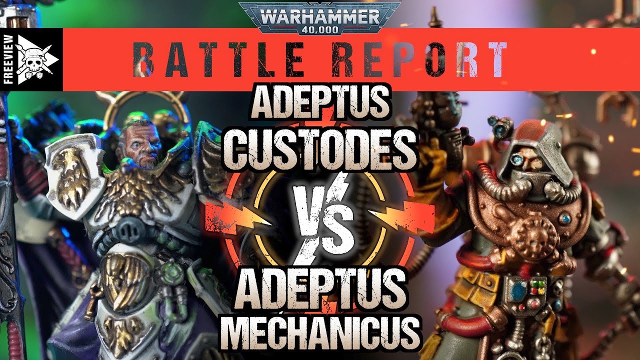 Adeptus Custodes vs Adeptus Mechanicus 2000pts | Warhammer 40,000 Battle Report