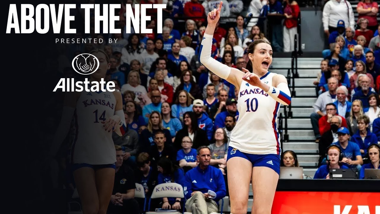 Kansas Volleyball's Reese Ptacek & Ryan White Interview | Above the Net presented by Allstate