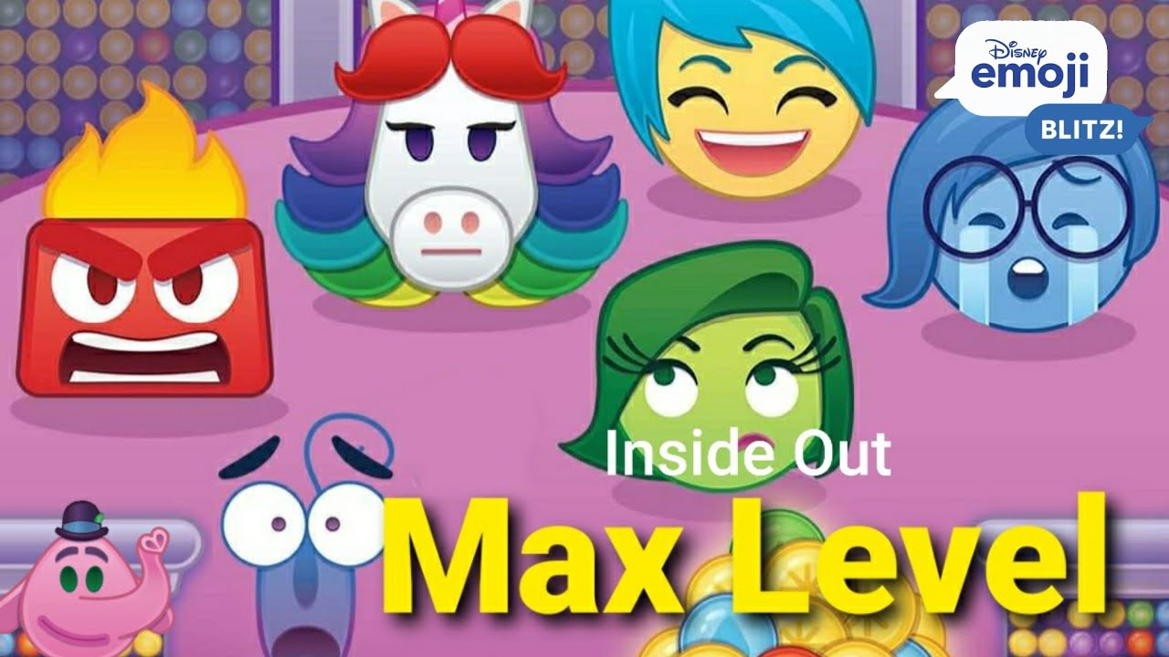 Max Level - Inside Out - Disney Emoji Blitz