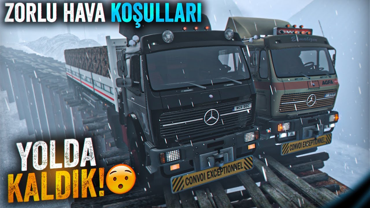 İNANILMAZ ZORLU YOLLAR ‼ Mercedes-Benz 1632 NG | ETS 2 Multiplayer | Ets 2 1.42
