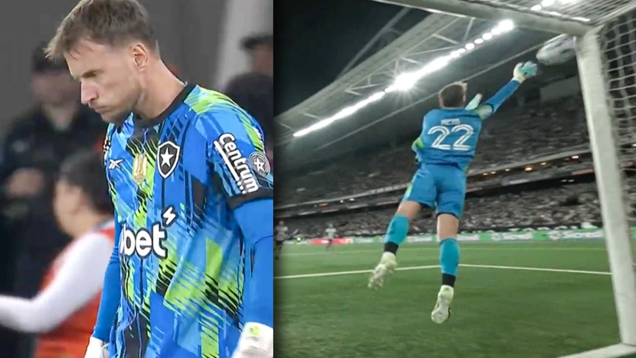 4 minutos de erros e falhas de Neto pelo Botafogo.