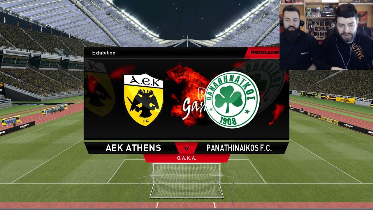ΑΕΚ - Παναθηναϊκός | PES 2016 ProGamerZ GREEK Ultimate Patch