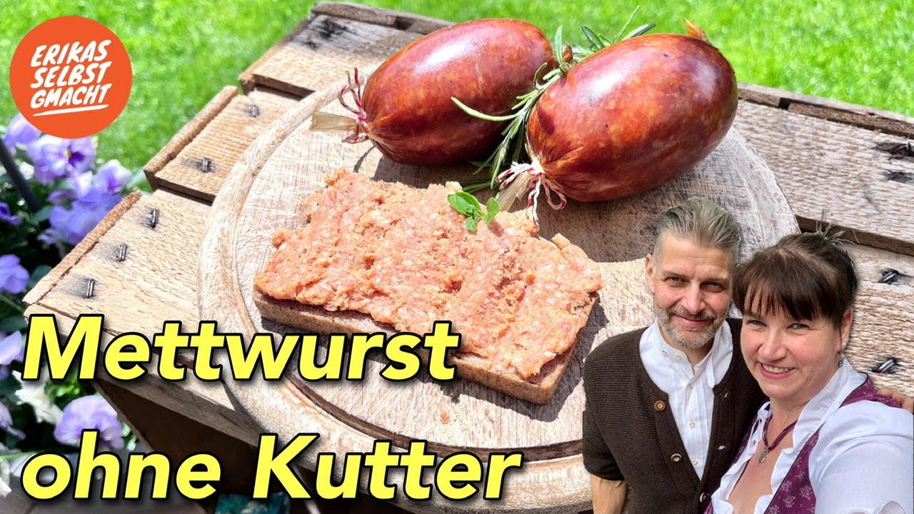 Feine Mettwurst ohne Kutter selber machen