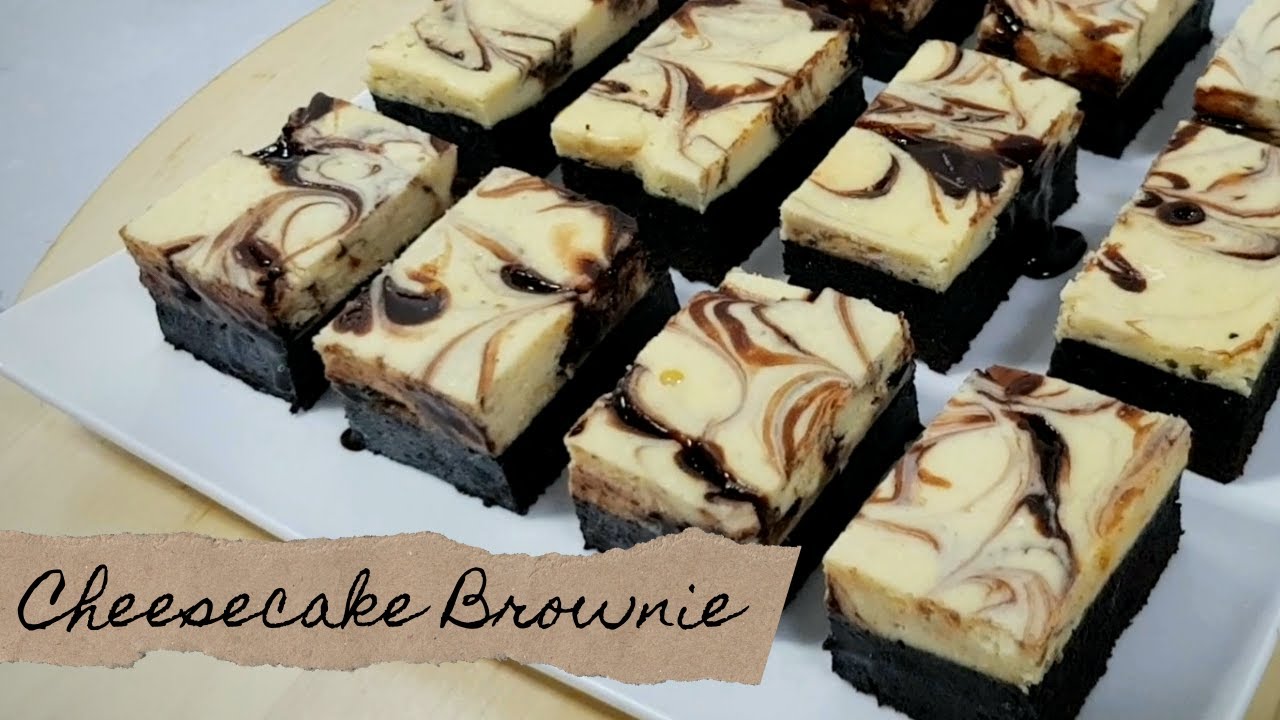 Cheesecake Brownie Recipe | Marble Brownie Cheesecake | Resepi Kek Marble Cheesecake Brownie