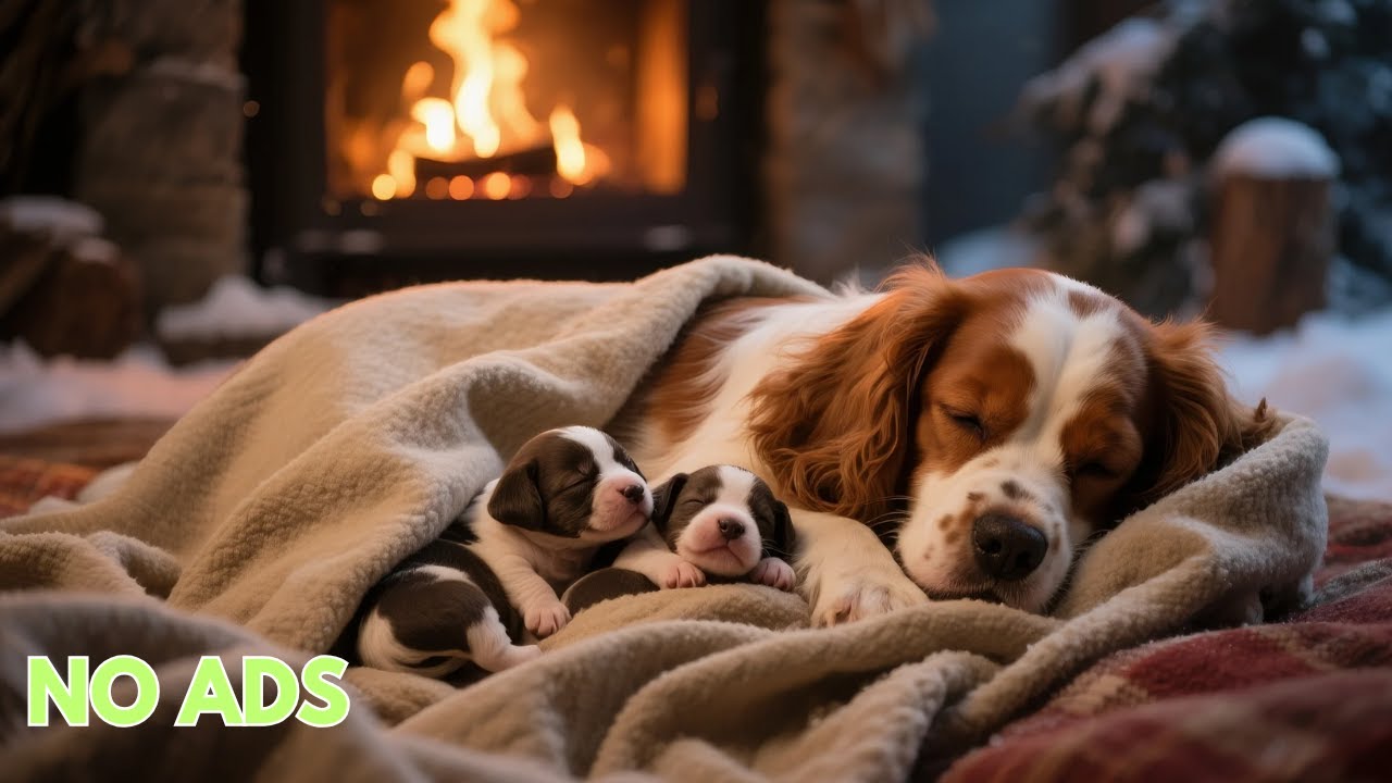 12 Hours Calming Dog Music 🎵 Calming Melodies for Anxious Dogs ☃️ Soothing Sounds 💖 No Ads