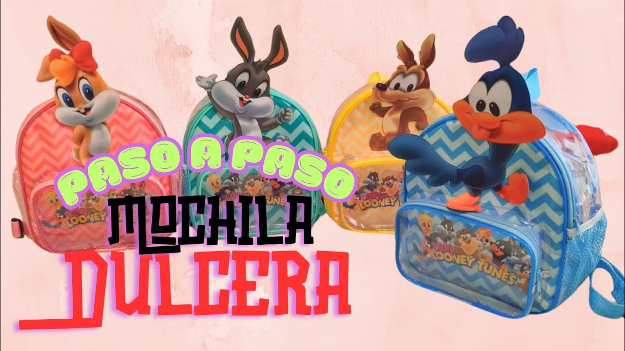 Tutorial dulcero mochila personalizada