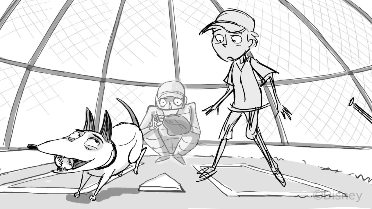 Frankenweenie -  Sparky is killed chasing the ball